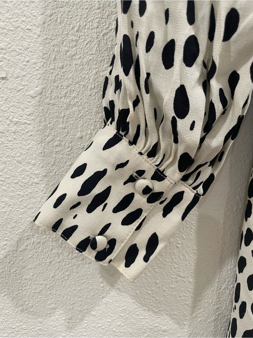 Reformation Alesia Dress Cream Cheetah  Leopard Animal Print Midi Dress Size 0 - Picture 12 of 12